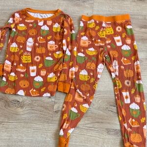 Little Sleepies Pumpkin Spice Pajamas 4T